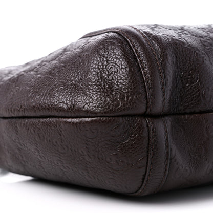 Gucci Guccissima Medium Techno Horsebit Hobo Brown 8 of 11