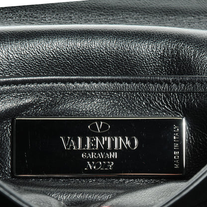 Valentino Garavani Nappa Crystal Encrusted Studs Va Va Voom Shoulder Bag Black 7 of 16