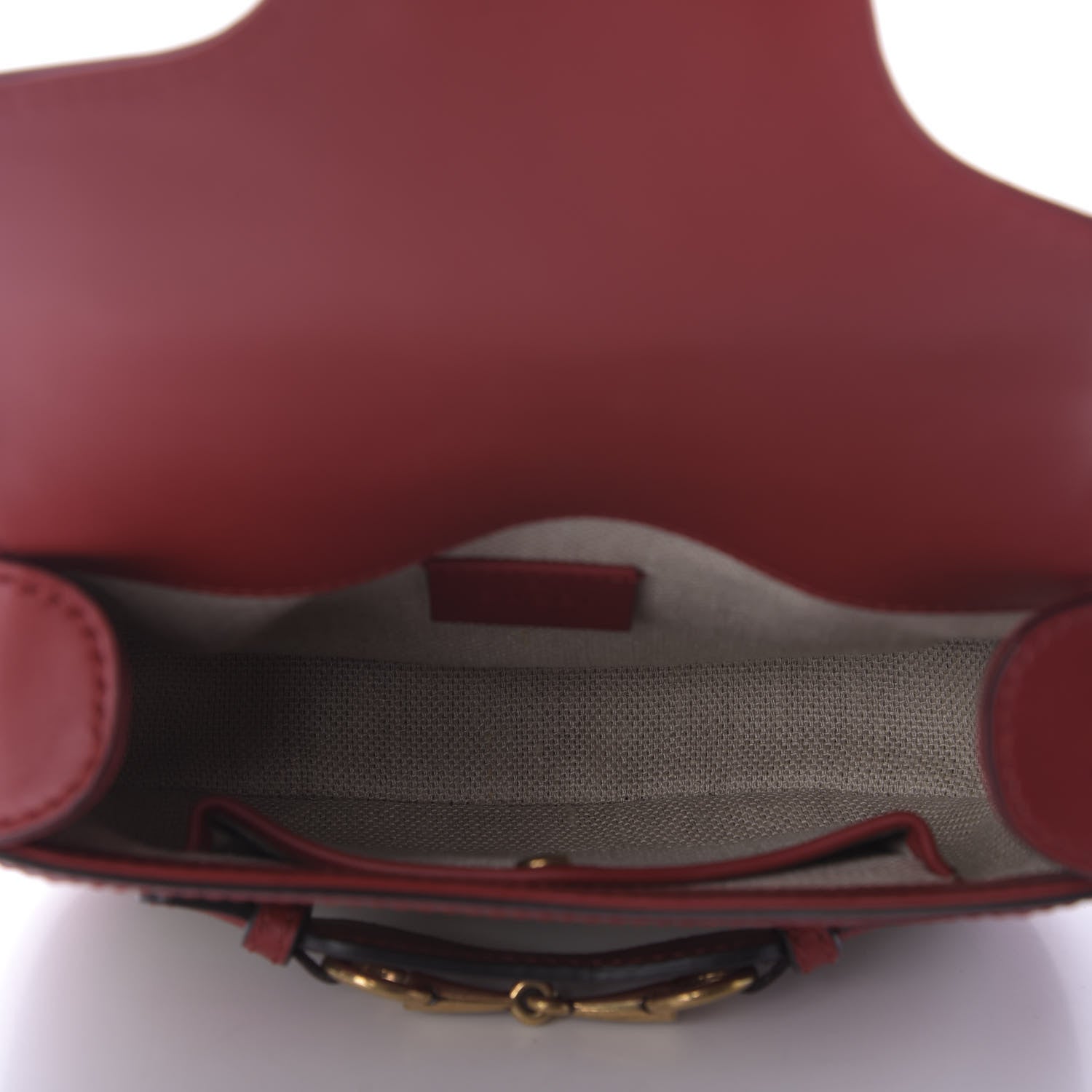 Gucci Monogram Ruinart Calfskin Small Lady Web Shoulder Bag Beige Ebony Hibiscus Red 4 of 9