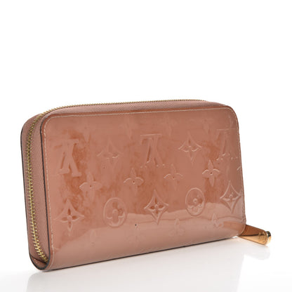 Louis Vuitton Vernis Zippy Wallet Rose Velours 3 of 12