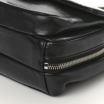 Chanel Aged Calfskin Quilted Express Zip Around Flap Black 9 of 11