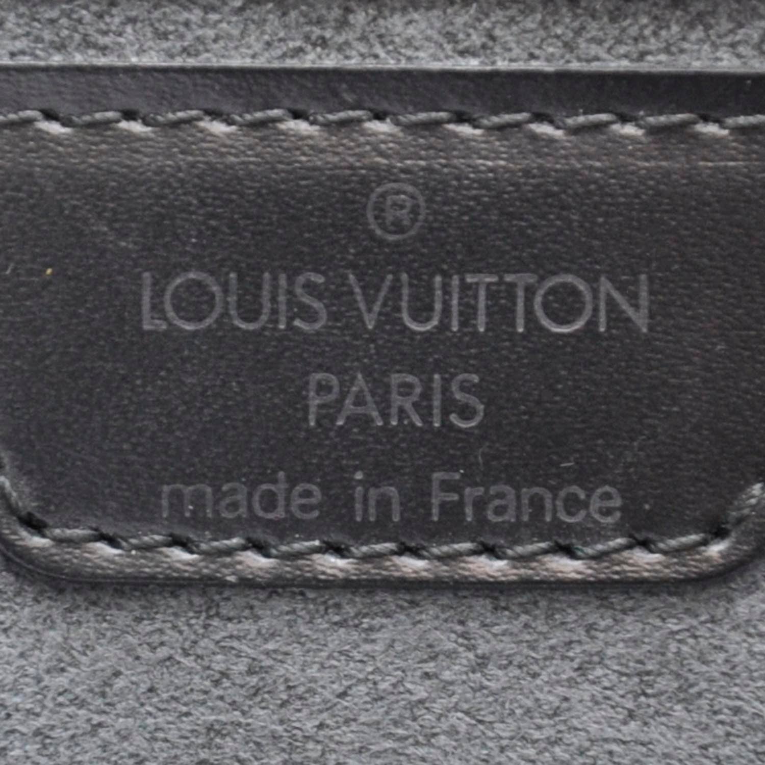 Louis Vuitton Epi Soufflot Black 9 of 11