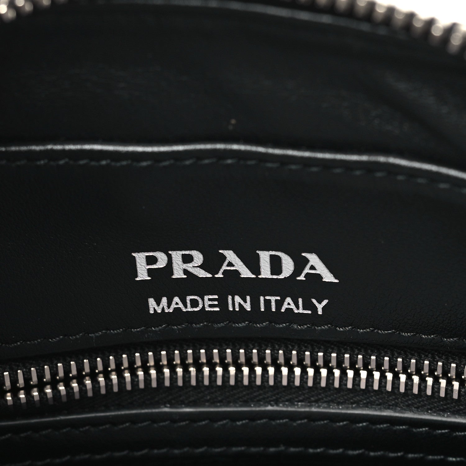 Prada Soft Calfskin Diagramme Camera Bag Black 6 of 10
