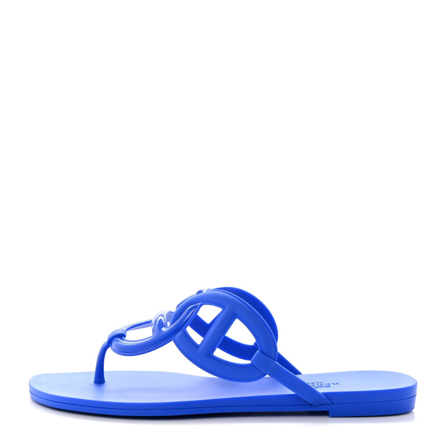 Rubber Womens Egerie Sandals 37 Bleu Outremer