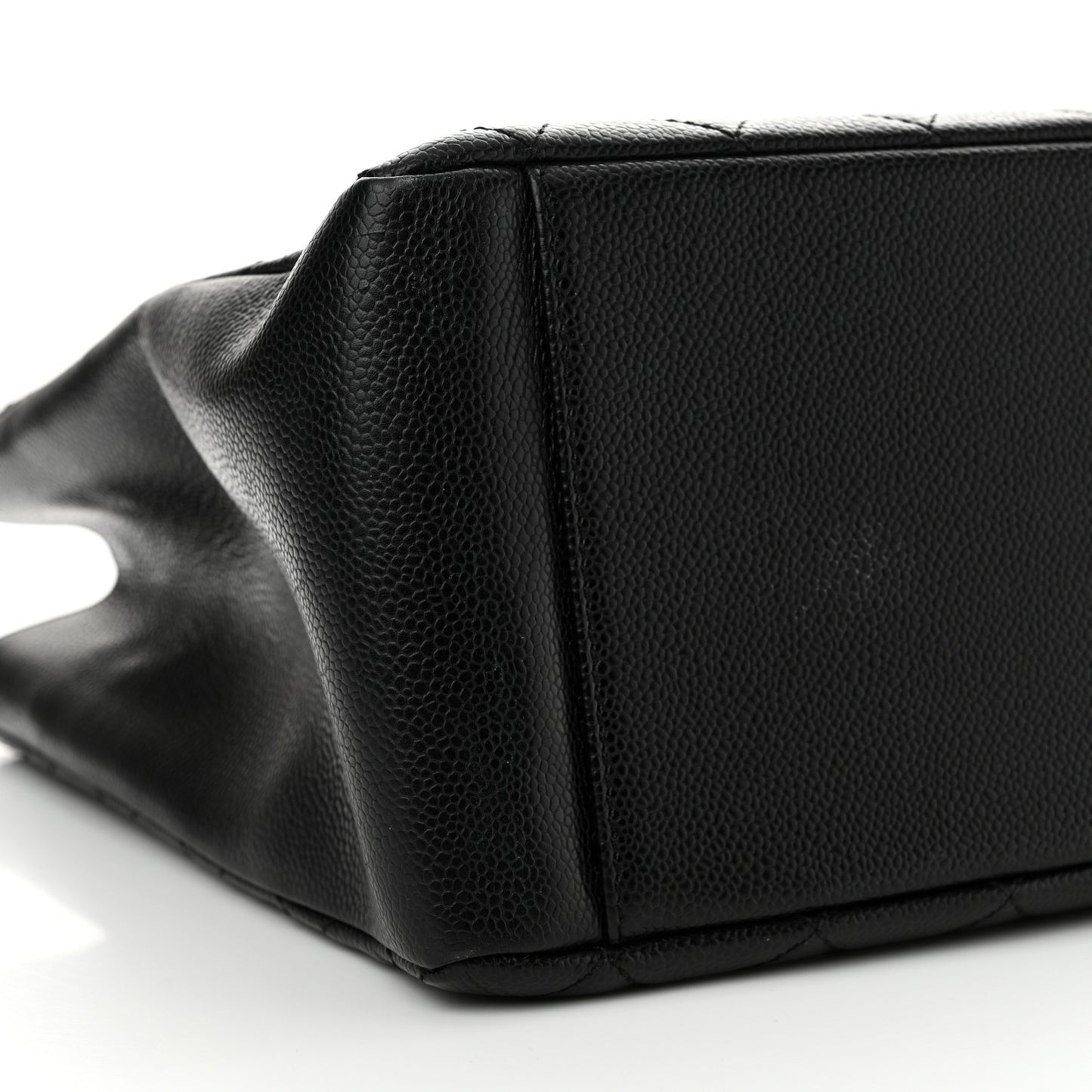 Caviar Quilted Grand Shopping Tote GST Black