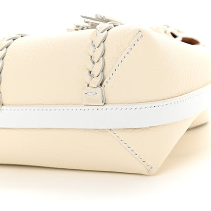Chloe Grained Calfskin Small Penelope Soft Shoulder Bag White 10 of 11