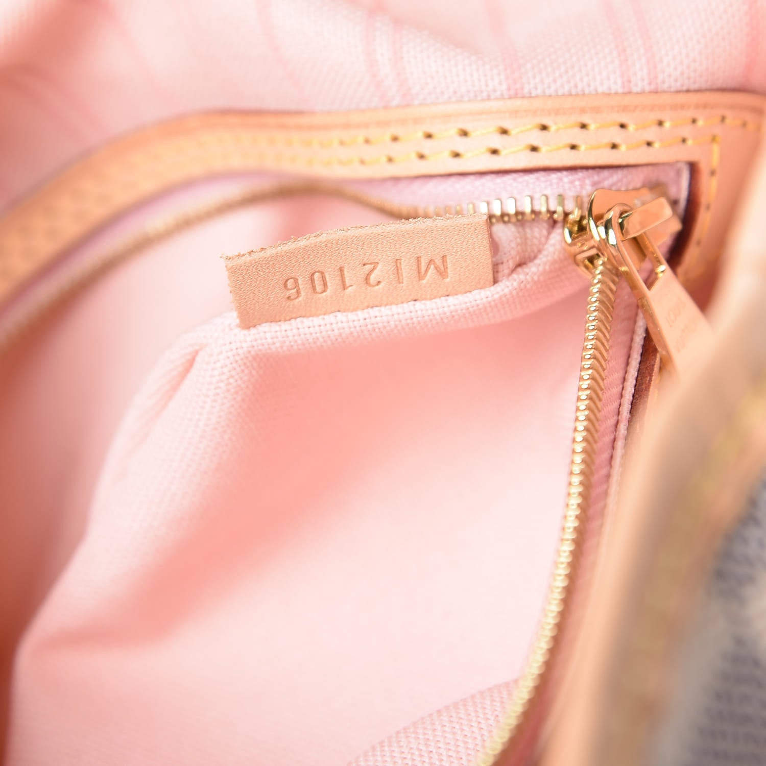 Louis Vuitton Damier Azur Delightful MM Rose Ballerine 7 of 11