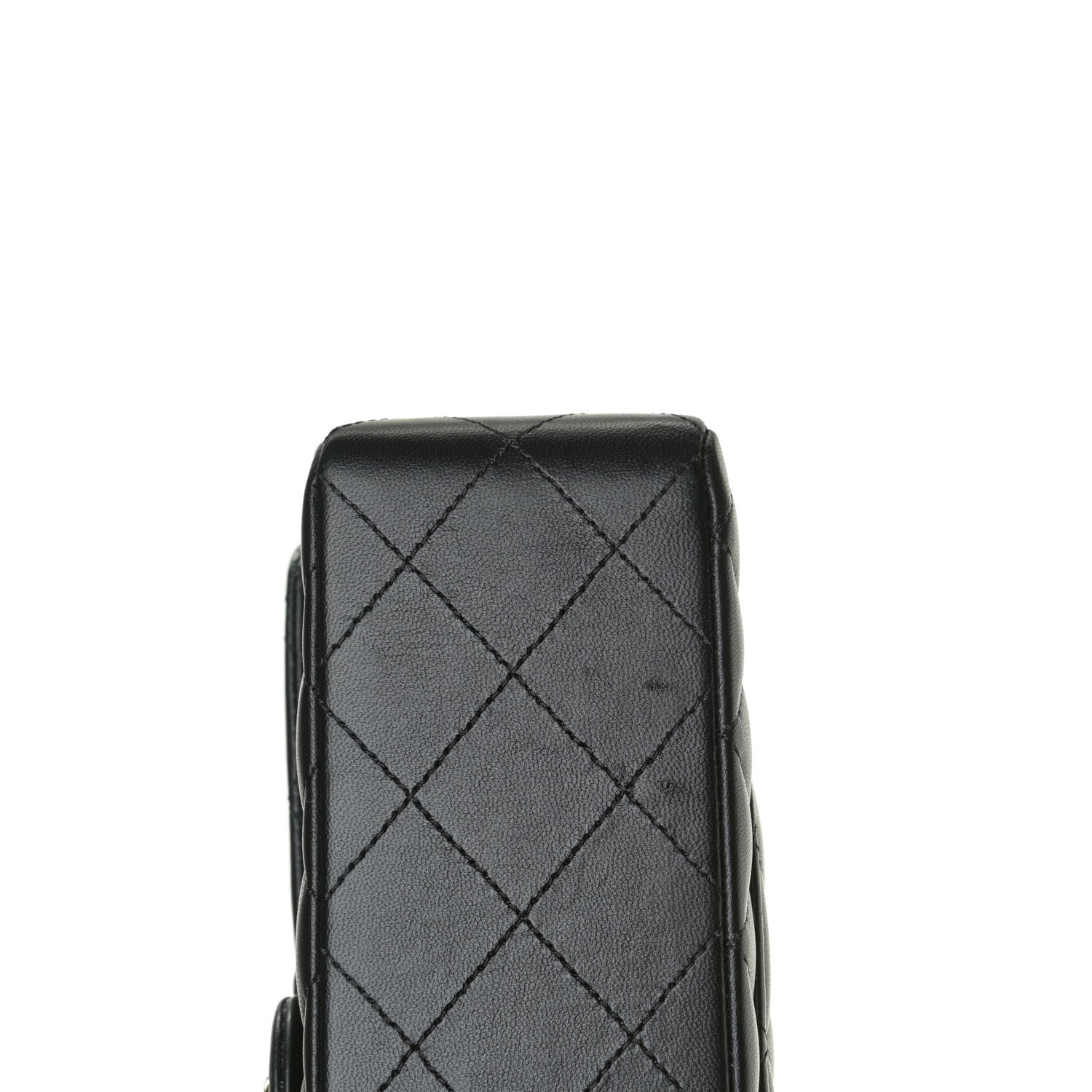 Chanel Lambskin Quilted Small Double Flap Black 11 of 14