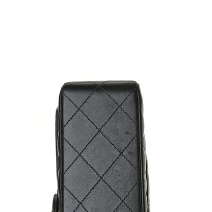 Chanel Lambskin Quilted Small Double Flap Black 11 of 14