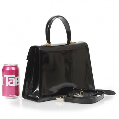 FASHIONPHILE SALVATOREFERRAGAMOPatentKatiaBagBlack 2 of 9