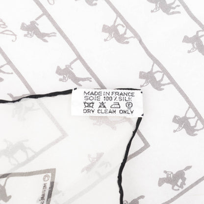 Hermes Silk Allures Pocket Square Scarf 4 of 4