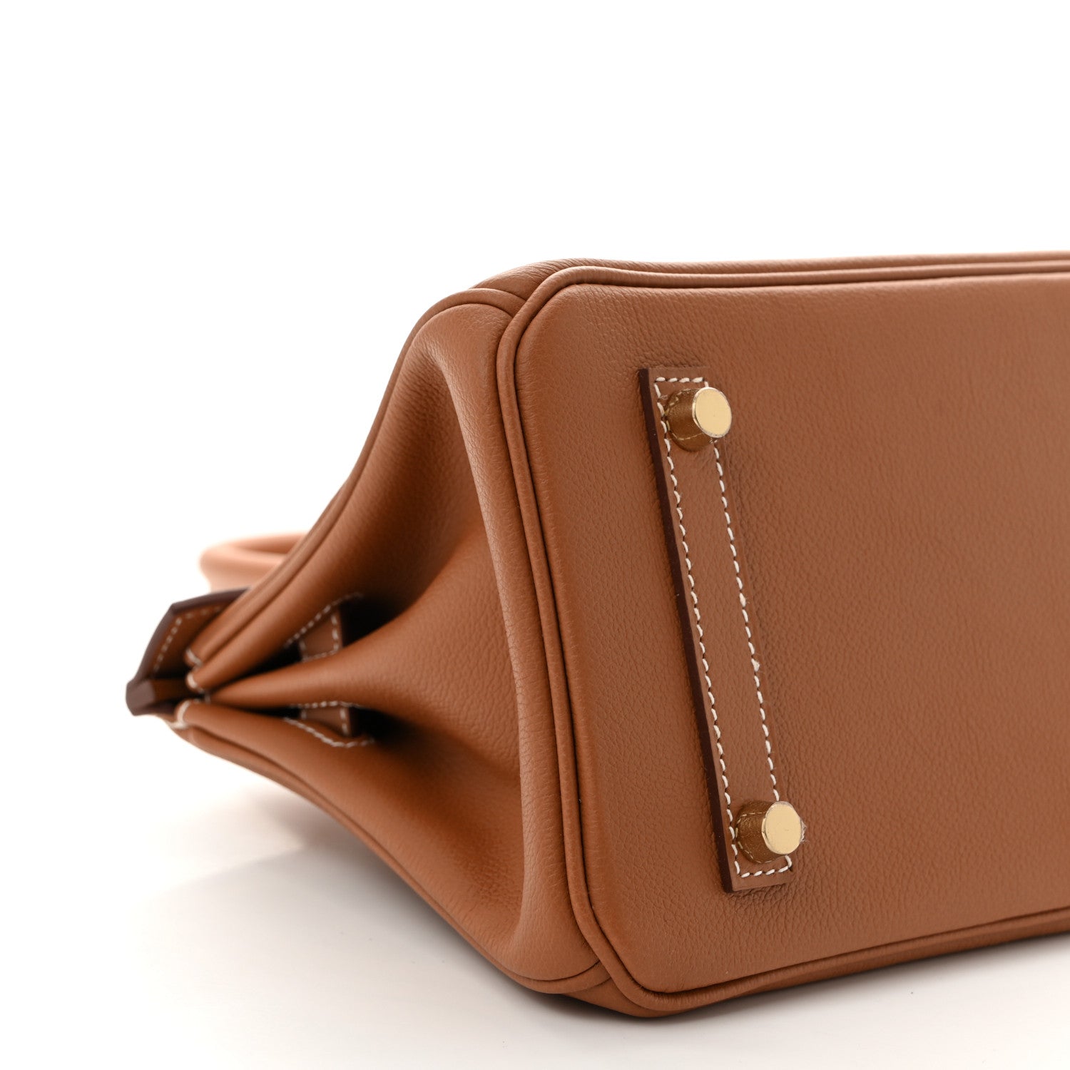 Hermes Evercolor Shoulder Birkin Light 29 Gold 9 of 11