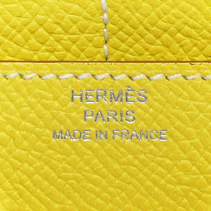 Hermes Epsom Constance Short Wallet Lime 6 of 7