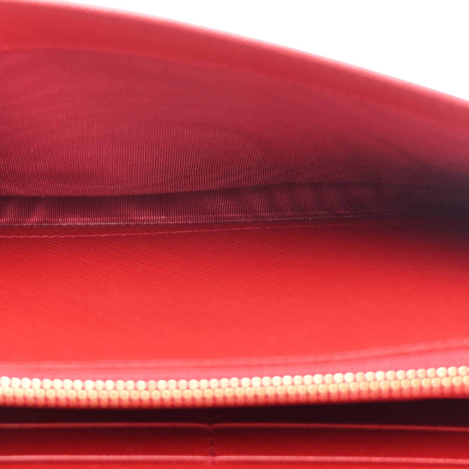 Salvatore Ferragamo Printed Calfskin Gancini Wallet On Chain Red 5 of 12