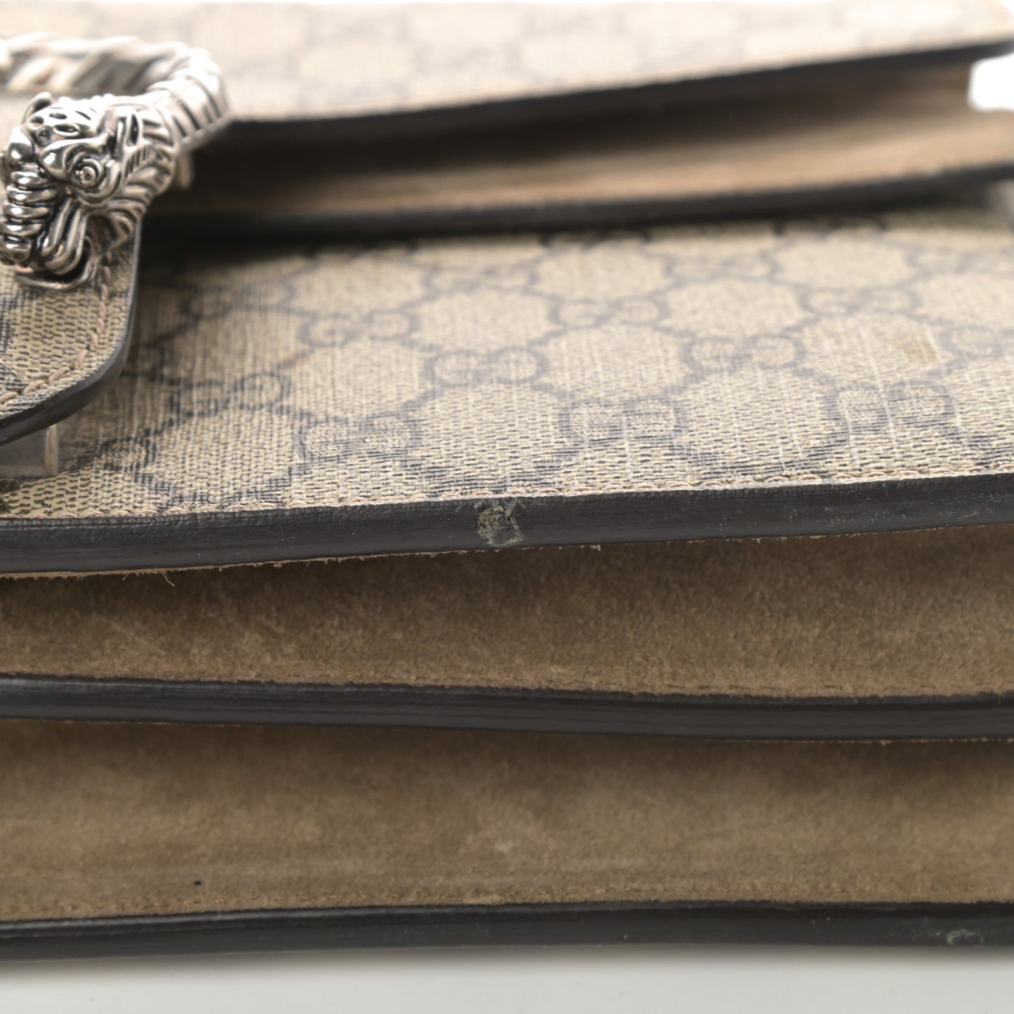 GG Supreme Monogram Small Dionysus Shoulder Bag Taupe