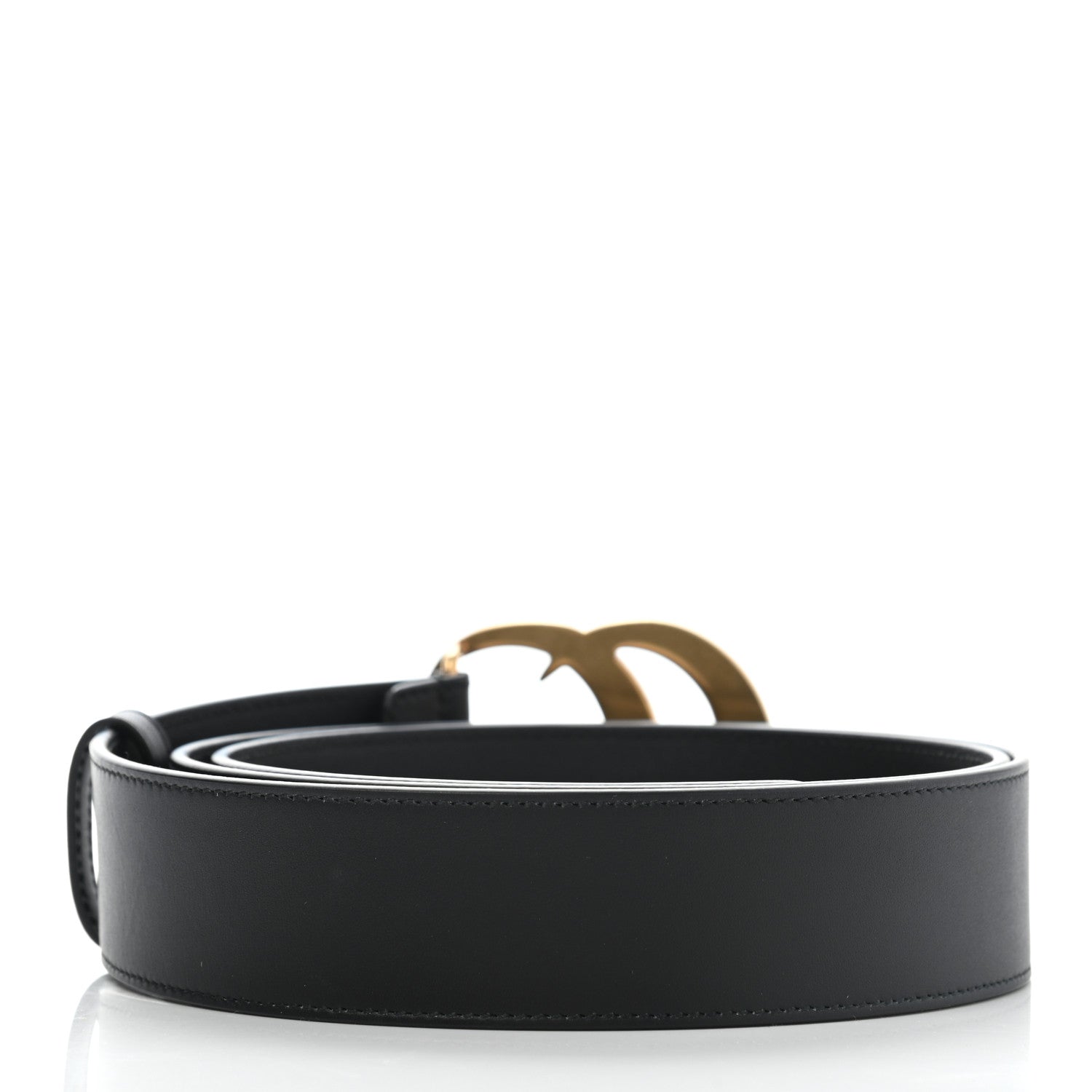 Gucci Moon Calfskin Double G 40mm Belt 105 42 Dark Cocoa 2 of 6