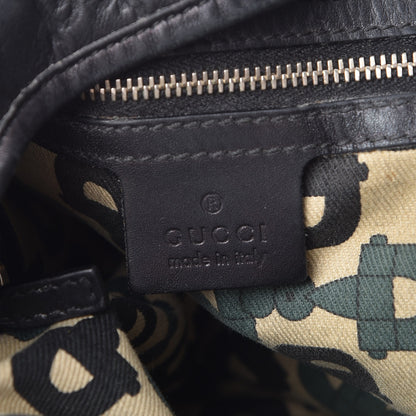Gucci Guccissima Medium Pelham Shoulder Bag Black 6 of 8