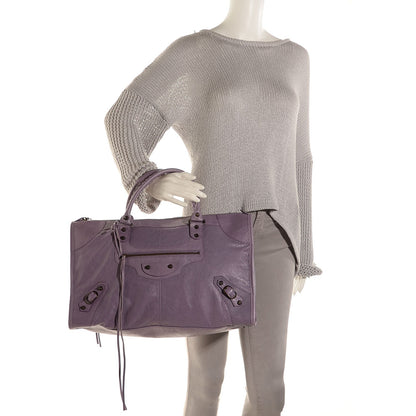 Balenciaga Agneau Classic Hardware Work Glycine 2 of 10