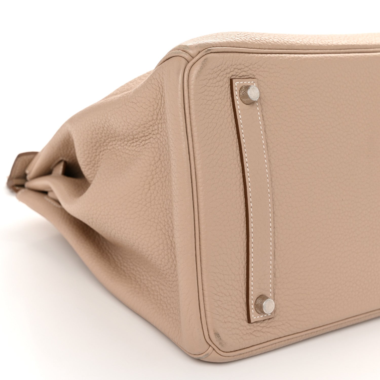 Hermes Taurillon Clemence Birkin 35 Gris Tourterelle 9 of 13