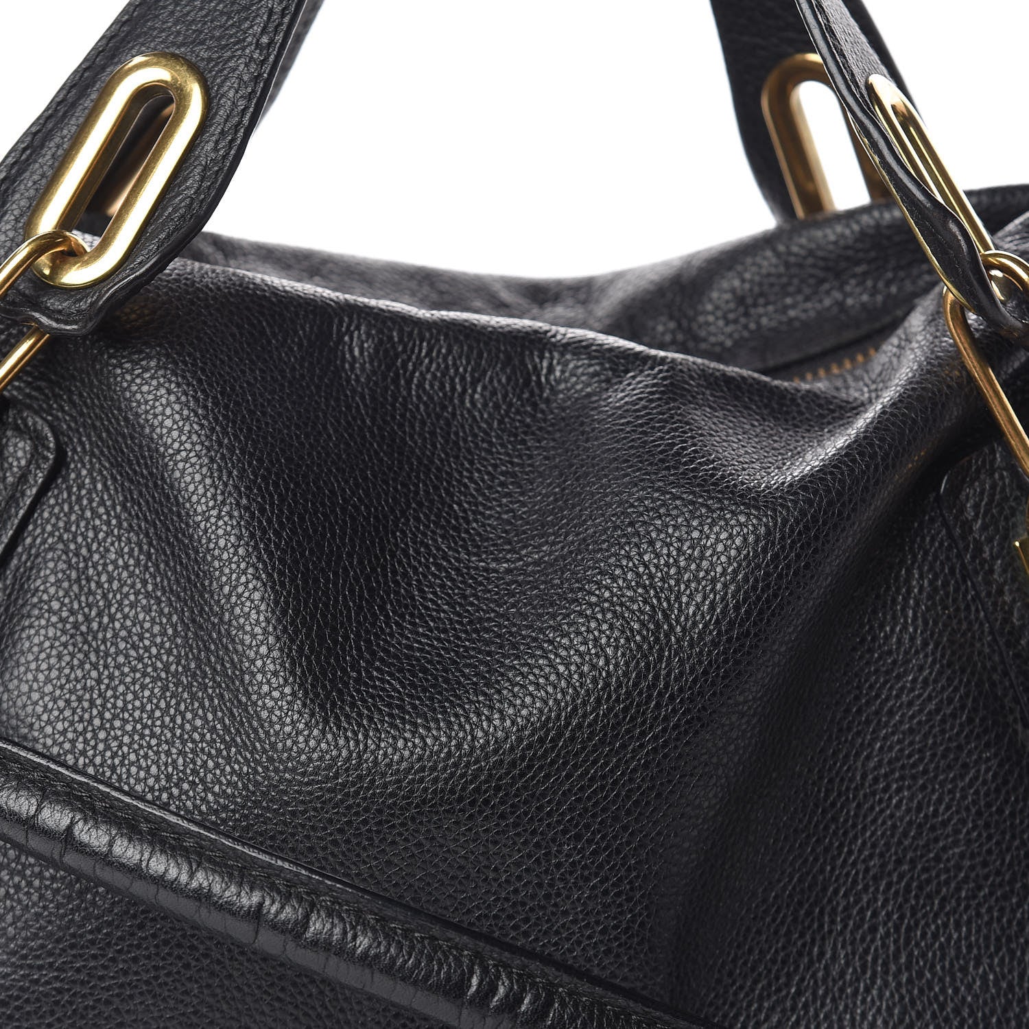 Chloe Calfskin Large Paraty Black 9 of 28