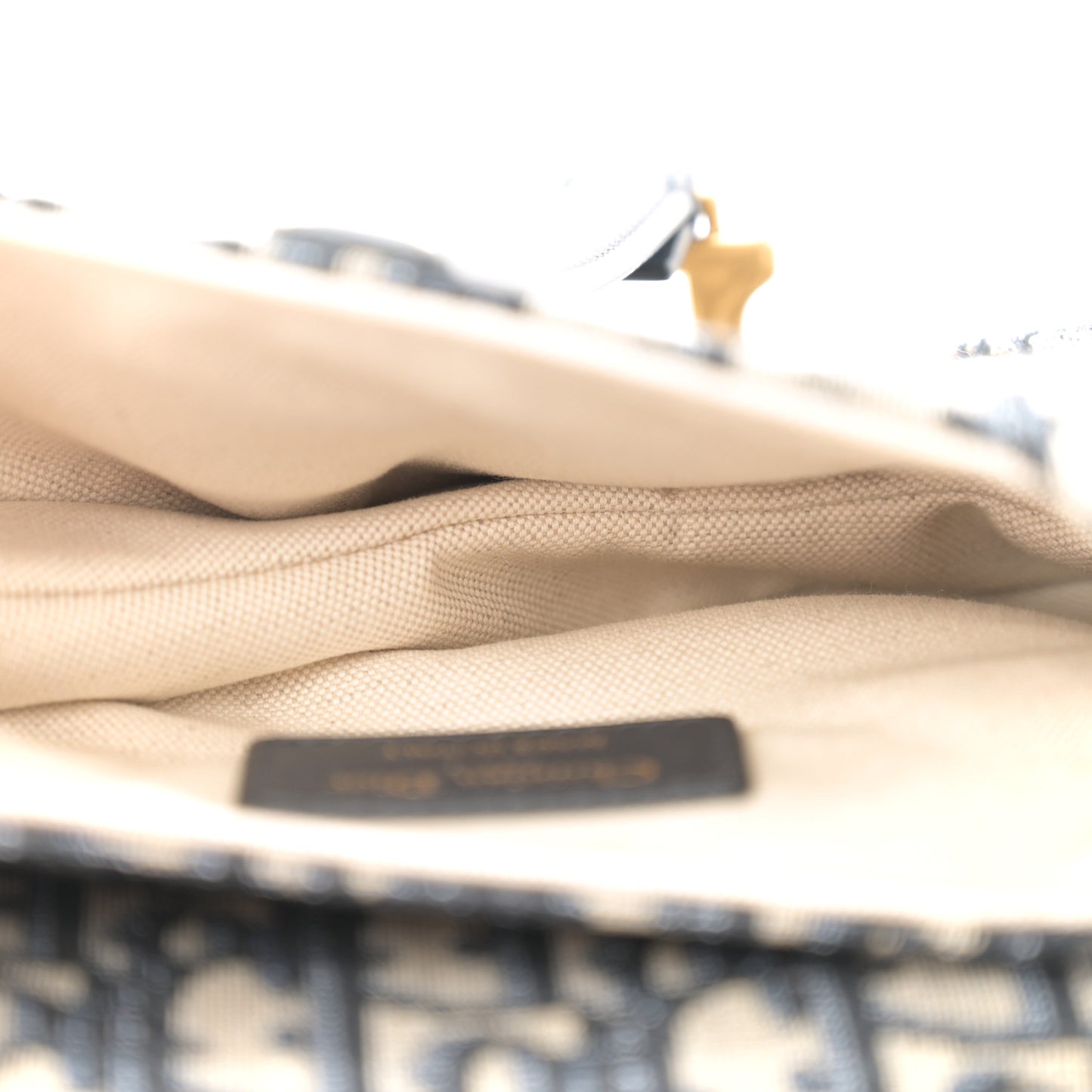 Oblique Mini Saddle Bag Blue