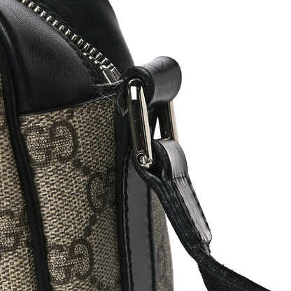 Gucci GG Supreme Monogram Web Medium Shoulder Bag Black 20 of 20