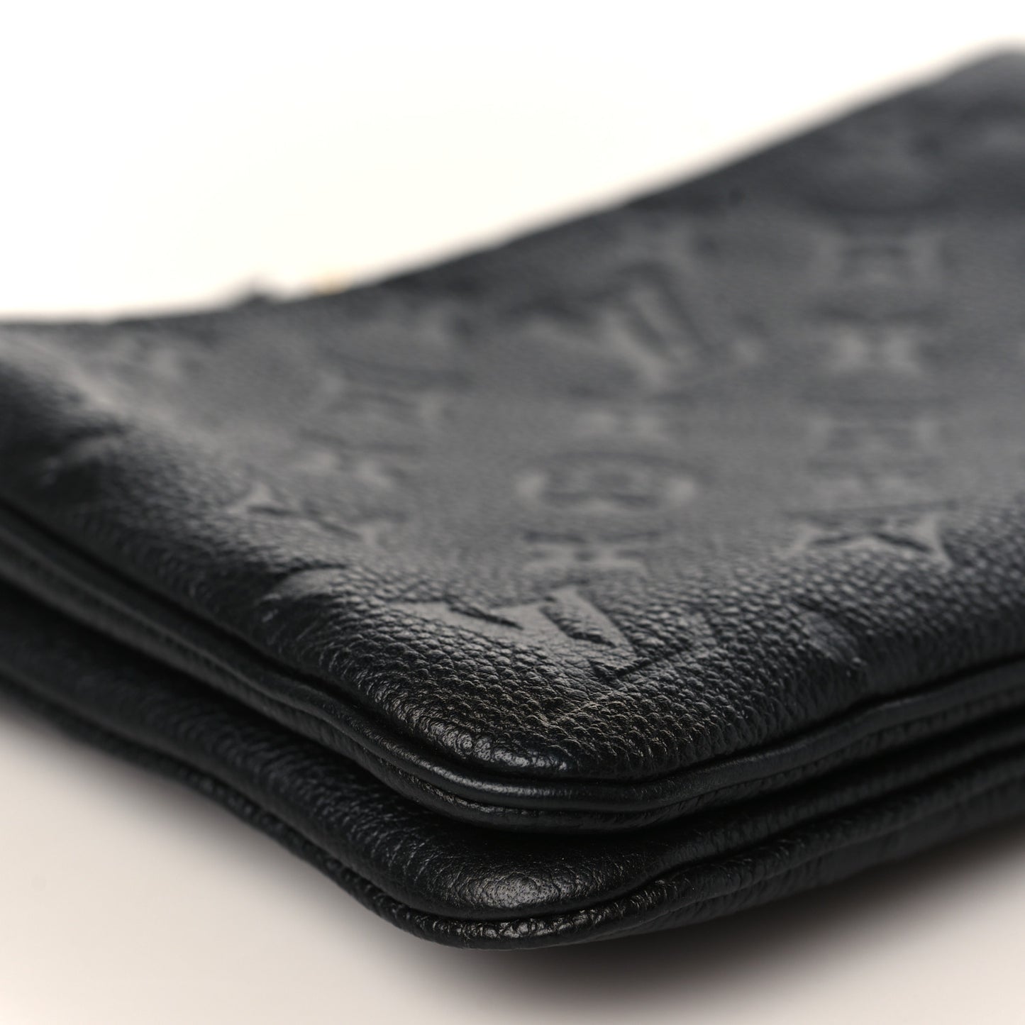 Empreinte Double Zip Pochette Black