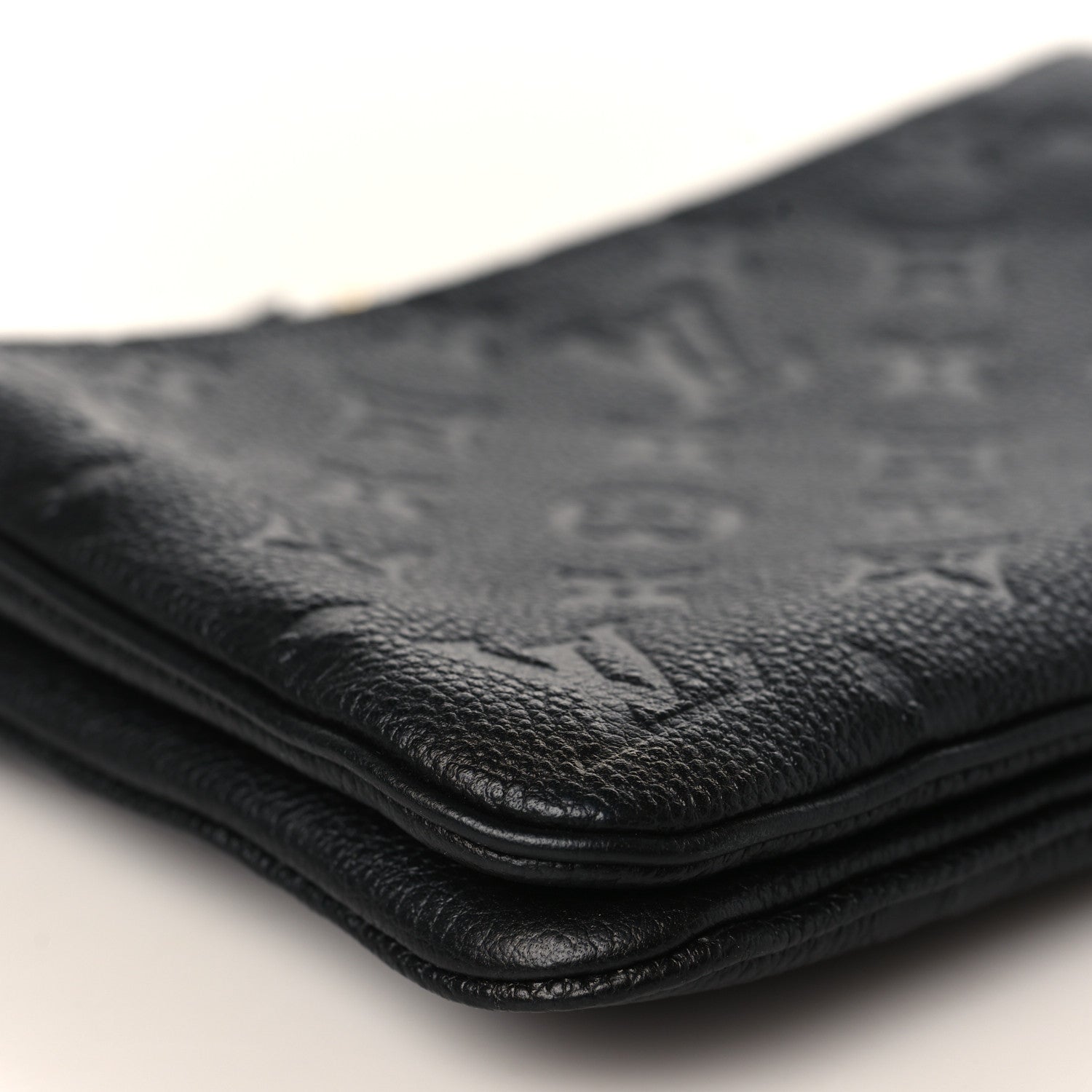 Louis Vuitton Empreinte Double Zip Pochette Black 8 of 10