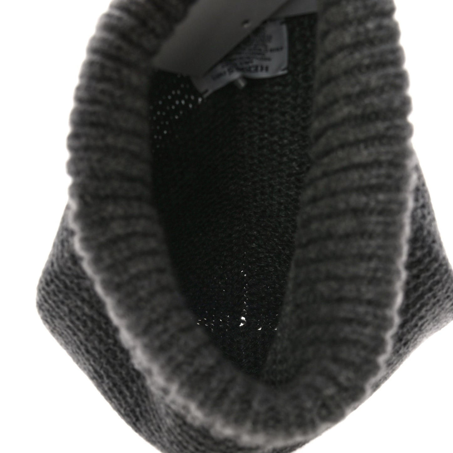Cashmere Knit Boston Beanie Hat L Gris Chine