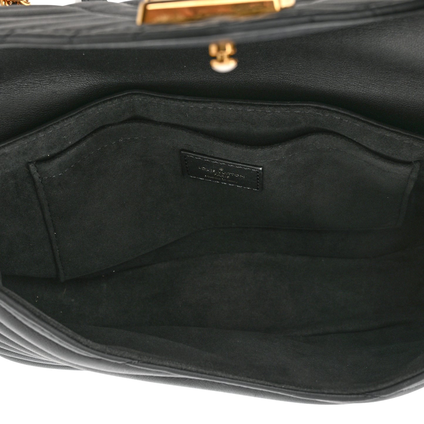 Calfskin New Wave Chain MM Black