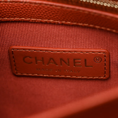 Chanel Caviar Mini Messenger Bag Brown 6 of 10