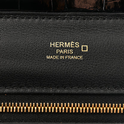 Hermes Volupto Shiny Alligator Touch 24/24 21 Black 6 of 13