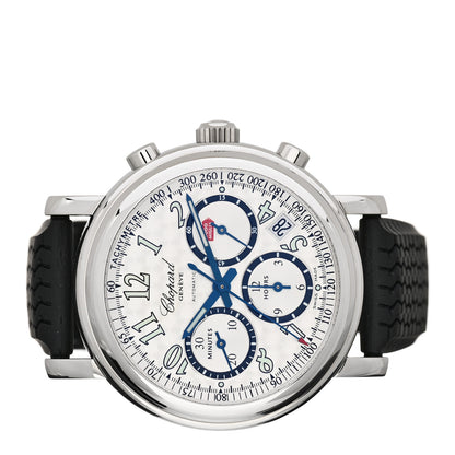 Chopard Stainless Steel Rubber 39mm Mille Miglia Chronograph Automatic Watch Silver 2 of 4