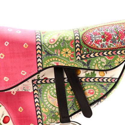 Christian Dior Silk Paisley Saddle Bag Multicolor 7 of 9
