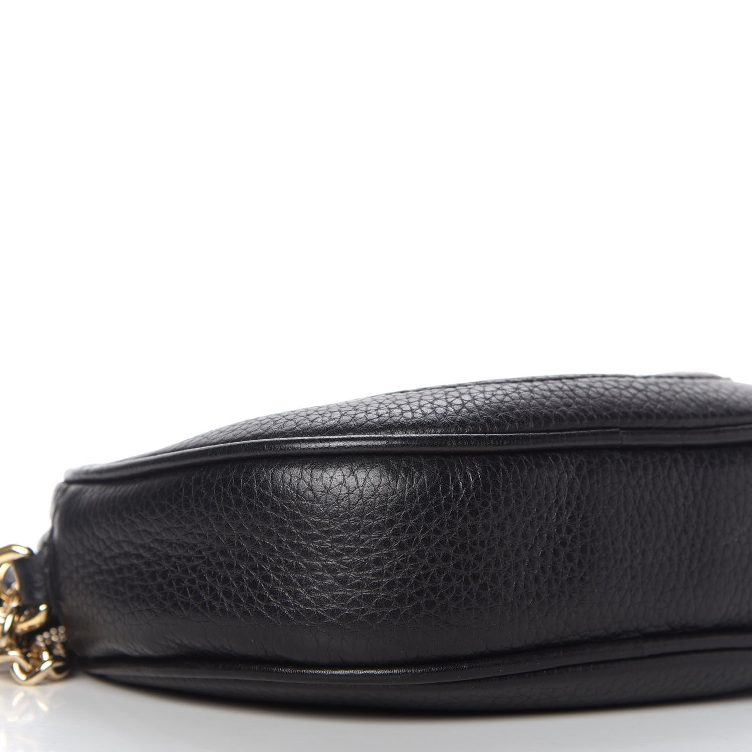 Gucci Pebbled Calfskin Mini Soho Chain Bag Black 6 of 10