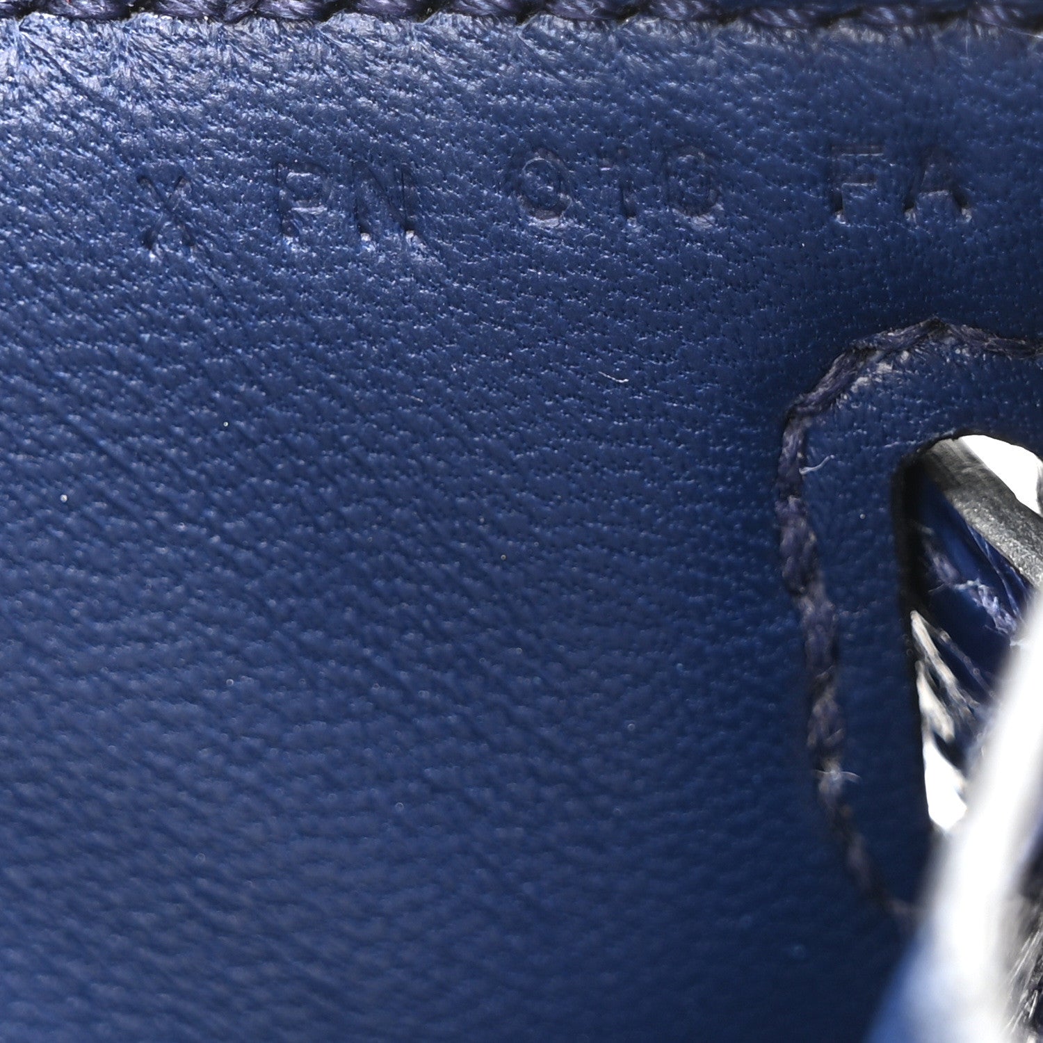 Hermes Shiny Alligator Kelly Pochette Bleu De Malte 7 of 11