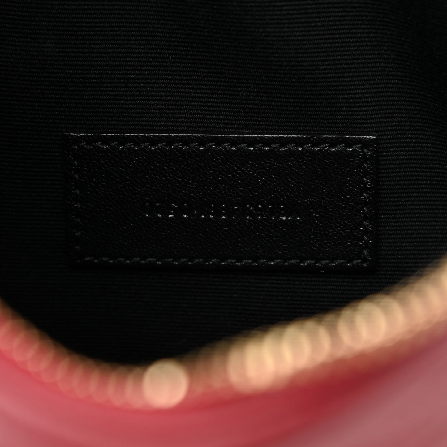 Lambskin Monogram Sade Zip Pouch Rouge Opyum