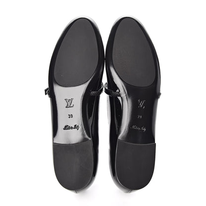 Louis Vuitton Patent Uniformes Ballet Flats 39 Black 5 of 8