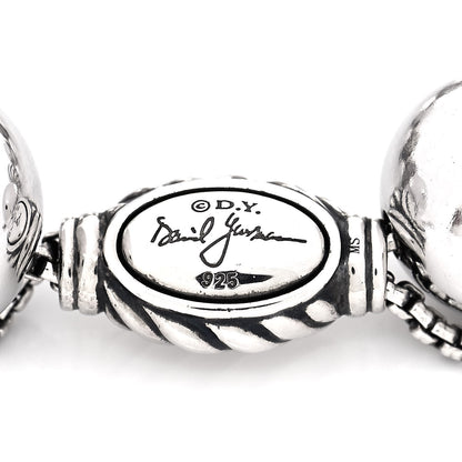 David Yurman Sterling Silver 14mm Elements Bead Bracelet 4 of 5
