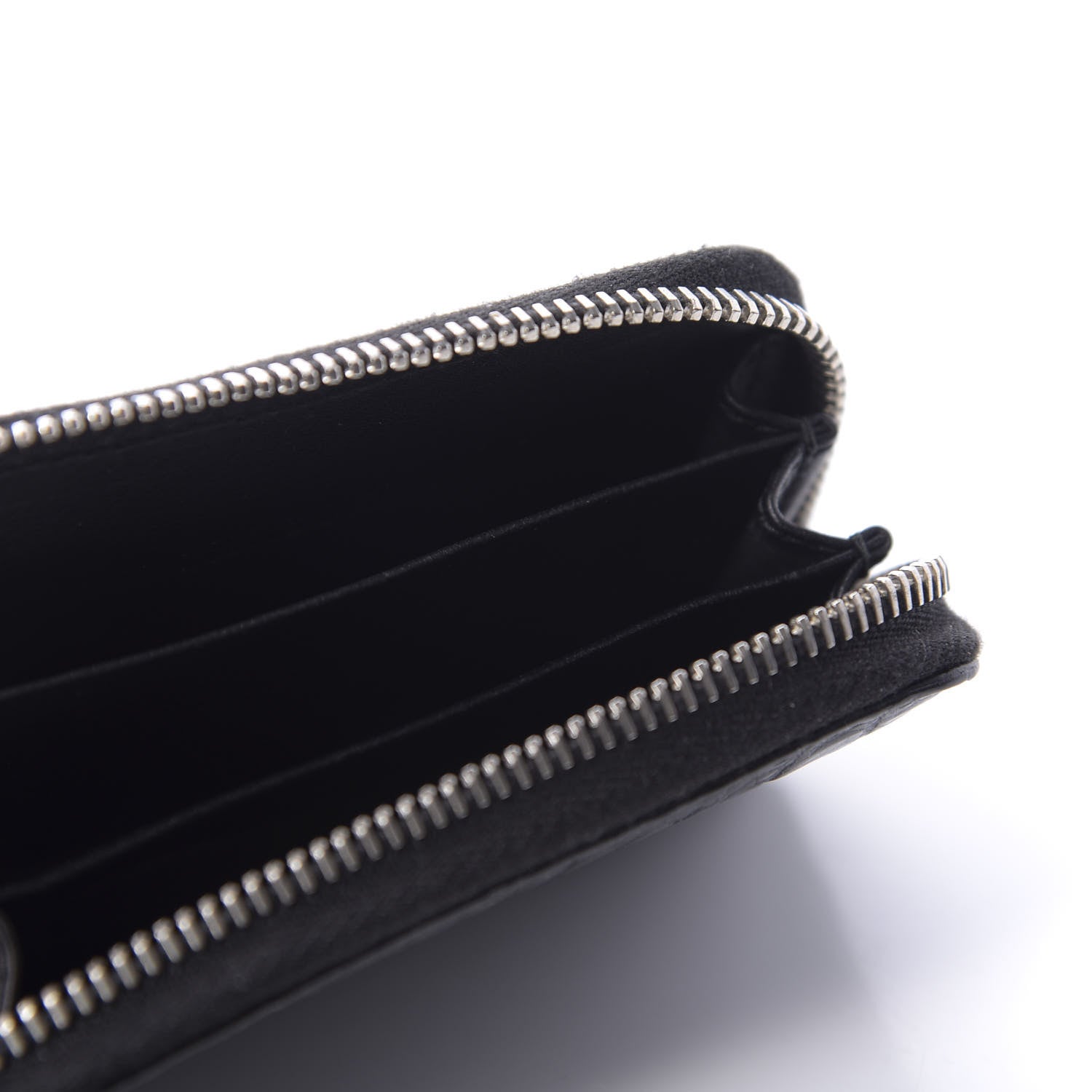 Gucci Crocodile Zip Around Card Case Black 5 of 8