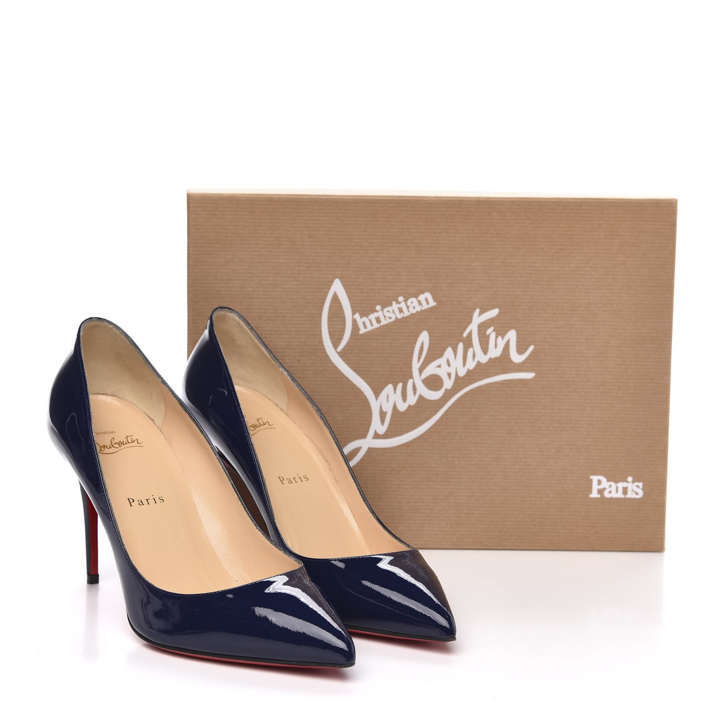 Patent Pigalle Follies 85 Pumps 39 China Blue