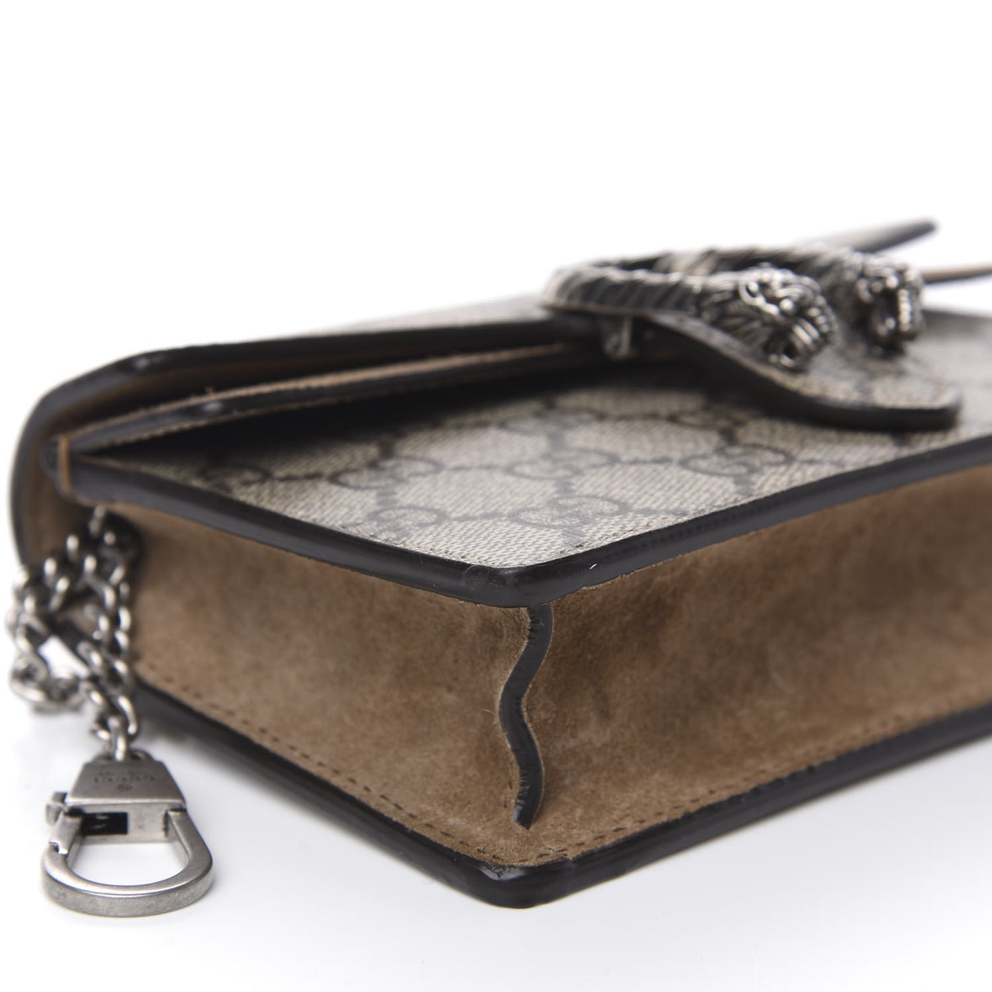 GG Supreme Monogram Super Mini Dionysus Shoulder Bag Taupe