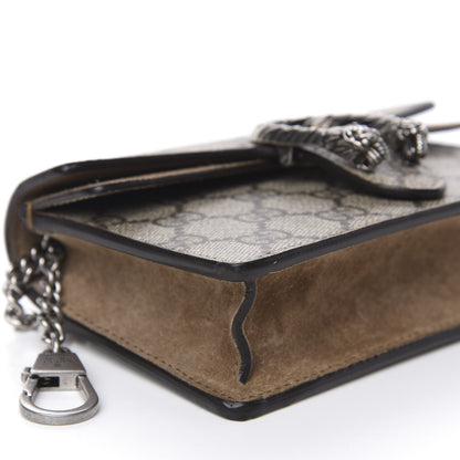 Gucci GG Supreme Monogram Super Mini Dionysus Shoulder Bag Taupe 5 of 13