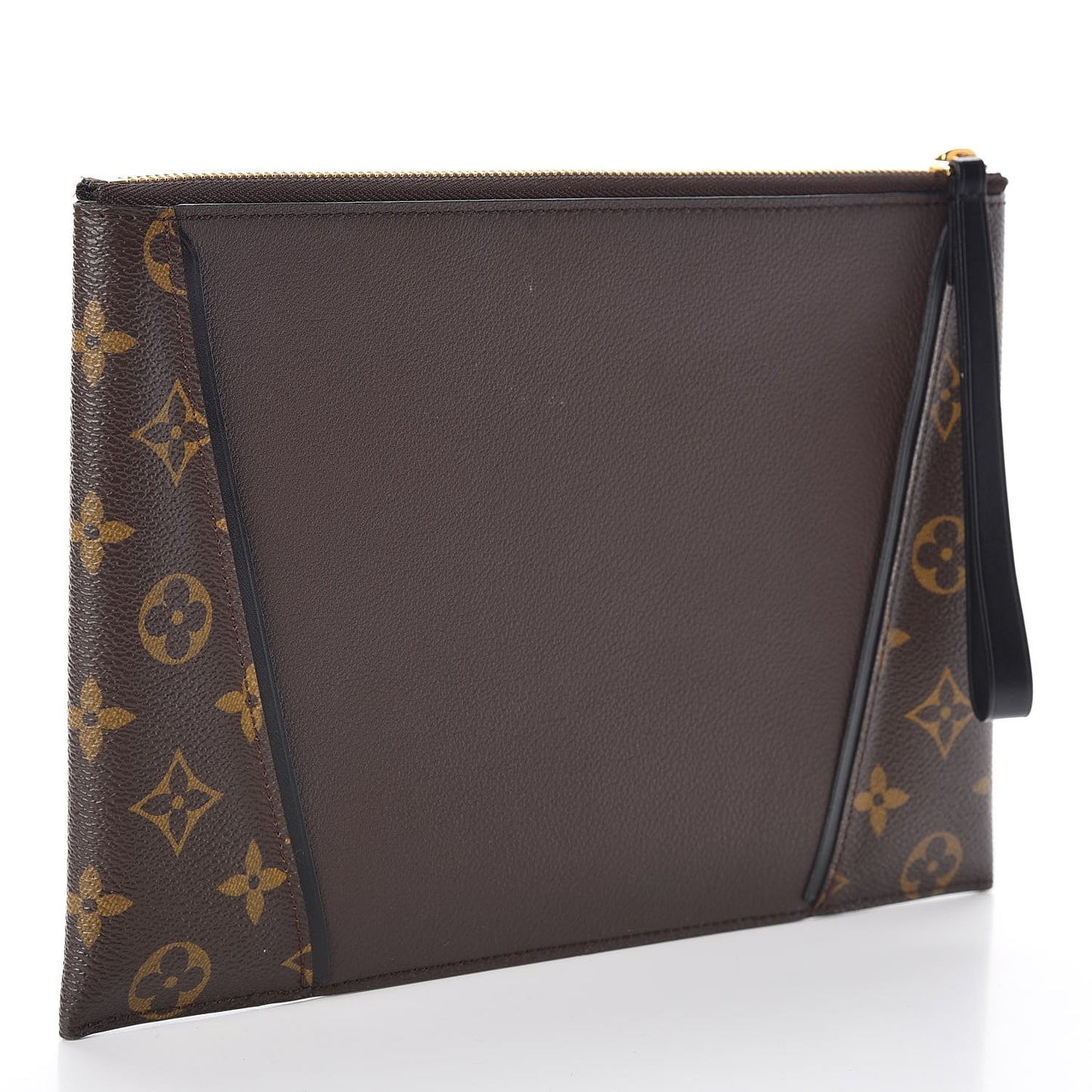 Monogram Veau Cachemire W Pochette Chocolate