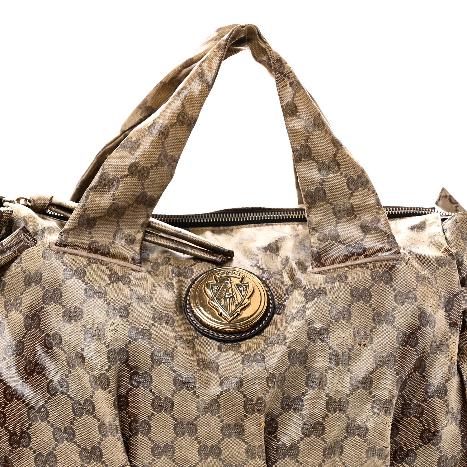 Gucci Crystal Monogram Medium Hysteria Top Handle Bag 1864111