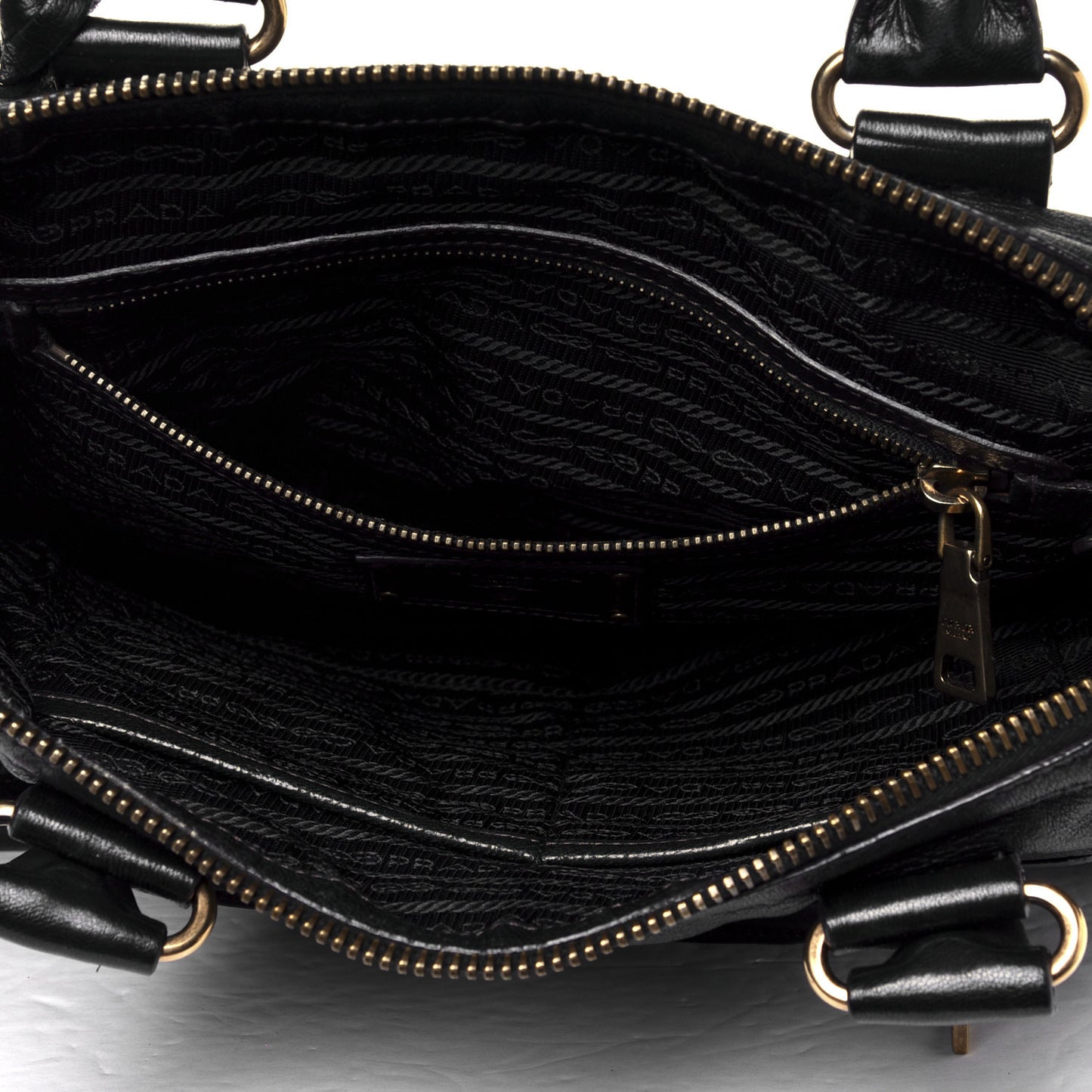 Cervo Deerskin Shopping Satchel Black