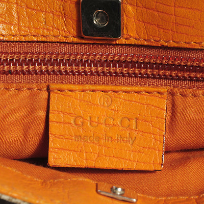 Gucci GG Plus Monogram Flat Vertical Tote Orange 6 of 7