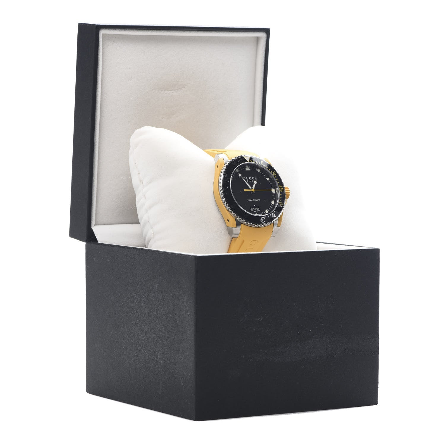 Gucci Stainless Steel Rubber 40mm Dive Quartz Watch 6 of 6