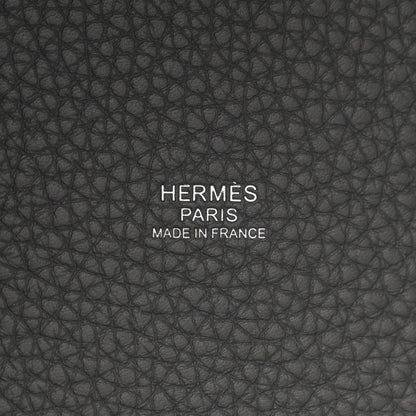 Hermes Taurillon Clemence Swift Eclat Picotin Lock 18 PM Ardoise Gris Platine 6 of 11