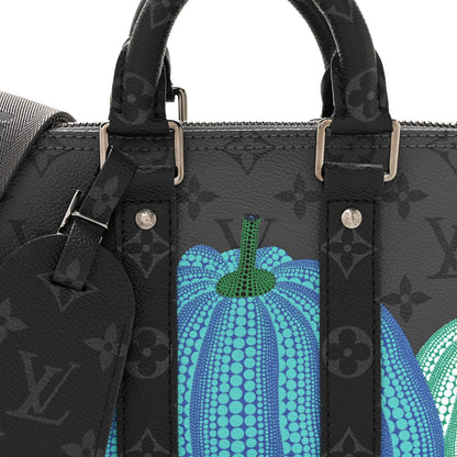 Louis Vuitton LV X YK Monogram Eclipse Reverse Pumpkin Keepall Bandouliere 25 Multicolor 8 of 11